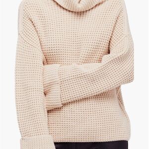 Free People Soft Cream Turtleneck Sweater
